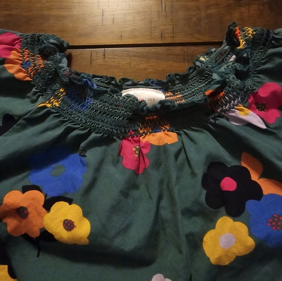 Hannah Andersson Girls Floral Dress (see size chart) US 8 - Picture 2 of 7